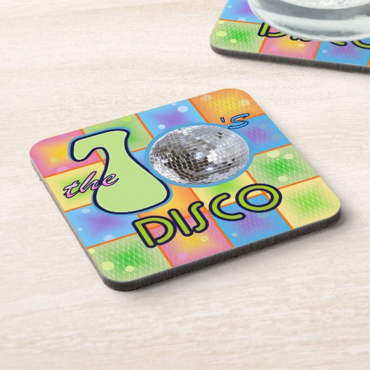 70s Disco Onderzetter (Linkerzijde)