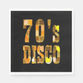 70s Disco Party Napkins Servet (Voorkant)