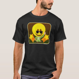 70s Disco Smile Guy Schattigee Cartoon Character L T-shirt