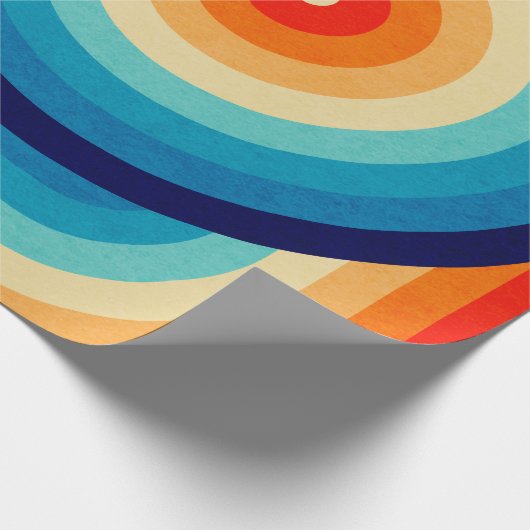 70s Double Wave Cadeaupapier (Hoek)