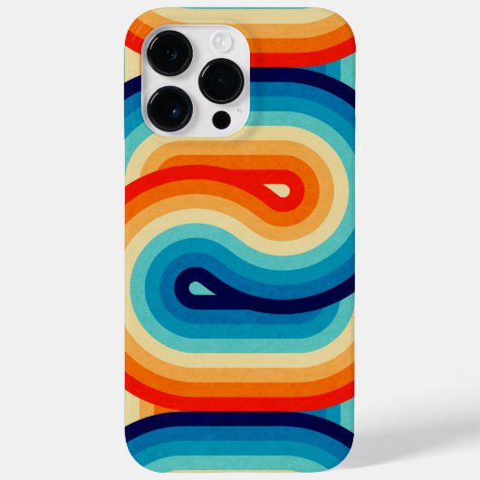 70s Double Wave Case-Mate iPhone Case (Achterkant)
