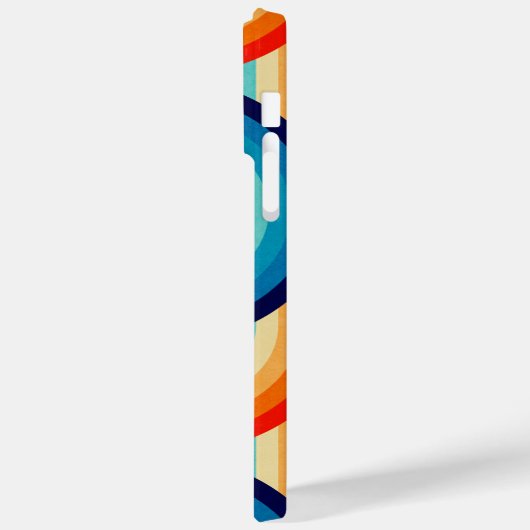 70s Double Wave Case-Mate iPhone Case (Achterkant / Links)