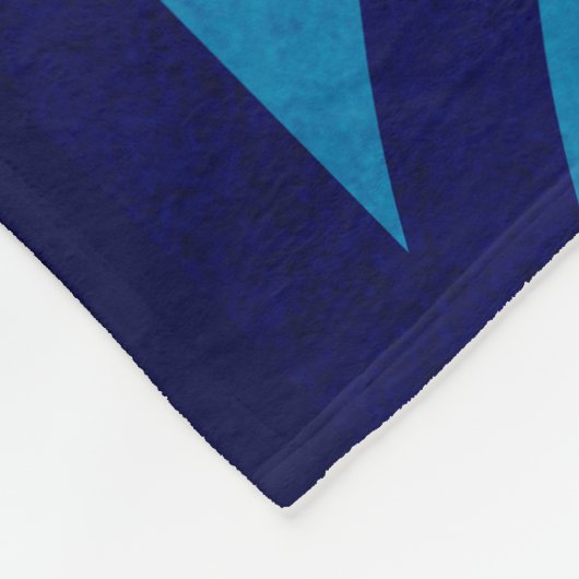 70s Double Wave Fleece Deken (Hoek)