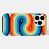 70s Double Wave iPhone Hoesje (Achterkant horizontaal)