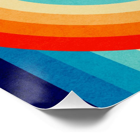 70s Double Wave Perfect Poster (Hoek)