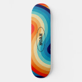 70s Double Wave Persoonlijk Skateboard (Voorkant)