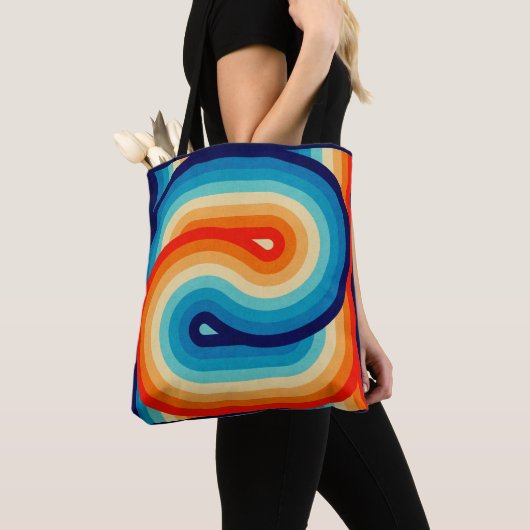 70s Double Wave Tote Bag (Dichtbij)