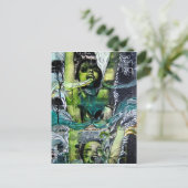 70s-douche briefkaart (Staand voorkant)