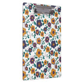 70's Folk Art Ditzy Retro Daisy in Jewel Tones Klembord (Rechts)