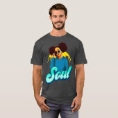 70S Funk Soul Shirt  Disco Retro Afro (Voorkant volledig)
