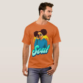70S Funk Soul Shirt  Disco Retro Afro (Voorkant volledig)
