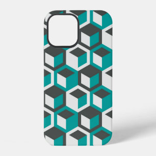 70s geïnspireerde abstracte retro geometrische naa iPhone 12 hoesje