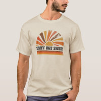 70s geïnspireerde retro zomer zonsondergang zonsop