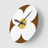 70s geïnspireerde uurklok ronde klok (Hoek)