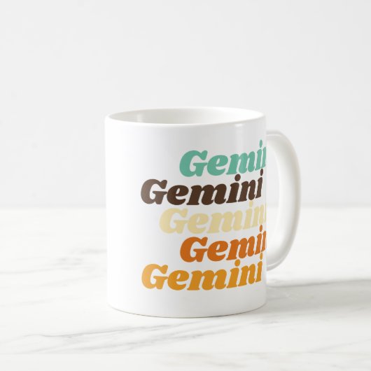 70s  Gemini Koffiemok (Voorkant rechts)