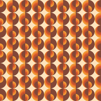 70s  geometrisch patroon kussen