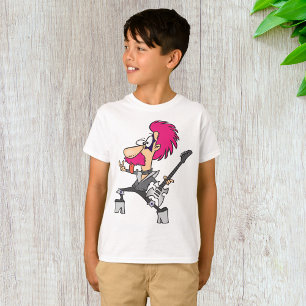 70s Glam Rock Ster Pink Mohawk Punk Muzikant T-shirt