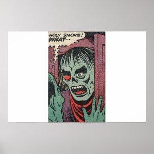 70s Golden age Horror  strips Poster