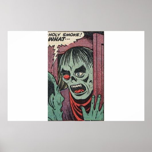 70s Golden age Horror  strips Poster (Voorkant)