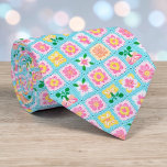 70s Granny Square Crochet Necktie Stropdas<br><div class="desc">This unique necktie features a vibrant 70s-inspired design, crafted with intricate granny square crochet. It's a bold and stylish statement piece, perfect for adding a touch of retro charm and handmade artistry to any outfit. The warm, inviting colors and textured pattern make it a conversation starter, suitable for both casual...</div>