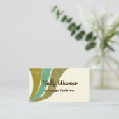 70s , groen, met resorptie gevoelig visitekaartje (Staand voorkant)