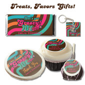 70s Groovy Boogie Retro Disco Verjaardagsfeest Kaart