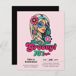 70s Groovy Boogie Retro Disco Verjaardagsfeestje