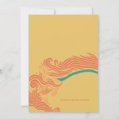 70's groovy golven, red de datum kaart (Achterkant)