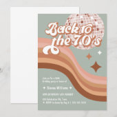 70's Groovy Retro Elke Age Disco Birthday Kaart (Voorkant / Achterkant)