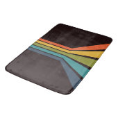 70s Groovy Retro Kleurrijk Patroon Badmat (Gekanteld)