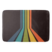 70s Groovy Retro Kleurrijk Patroon Badmat (Voorkant)