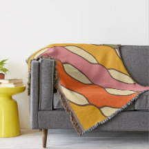 70s Groovy Retro Kleurrijk Patroon