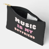 70s Groovy Typography - Muziek is mijn vriend Etui (Open)
