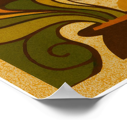 70s Halloween Retro Witch Poster (Hoek)