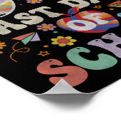 70s Happy Laatste Dag van School Groovy Leraar Jon Poster (Hoek)