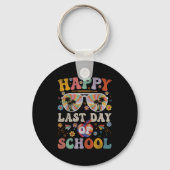 70s Happy Laatste Dag van School Groovy Leraar Jon Sleutelhanger (Voorkant)