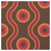70s het patroon van de stijlringgolf stof (Close Up)