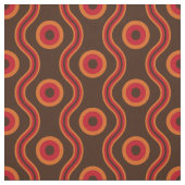 70s het patroon van de stijlringgolf stof (Swatch)