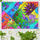 70's hippie groovy theedoek (Gevouwen)