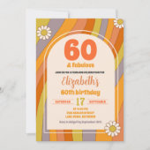 70's Hippie Groovy Volwassene Alle Leeftijd Verjaa Kaart (Voorkant)