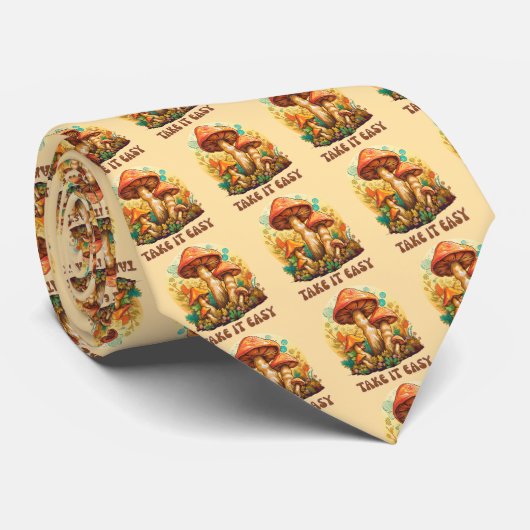 70s Hippy Hippies Aangepaste Das (Opgerold)