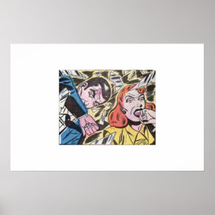 70s Horror  strips   oud, klassiek en retro Poster