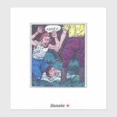 70s Horror  strips voor stripverhalen Sticker (Vel)