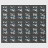 70's is dit hoe ik het  Schaats van de Retro Rolle Cadeaupapier (Vlak)