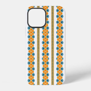 70s jaren cirkel rijen iPhone 12 hoesje