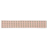 70s Kerst Runner Vrede Liefde Pastel Decor Lange Tafelloper (Horizontaal)