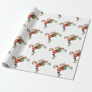 70s kerstrecorder met Vintage voor Kerstmis Cadeaupapier