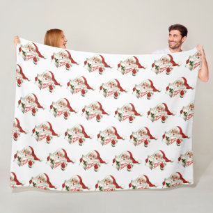 70s kerstrecorder met Vintage voor Kerstmis Fleece Deken