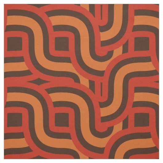 70s kleurenretro-weef patroon stof (Swatch)