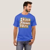 70s kostuum Halloween Retro Disco Dancing Diva T-shirt (Voorkant volledig)